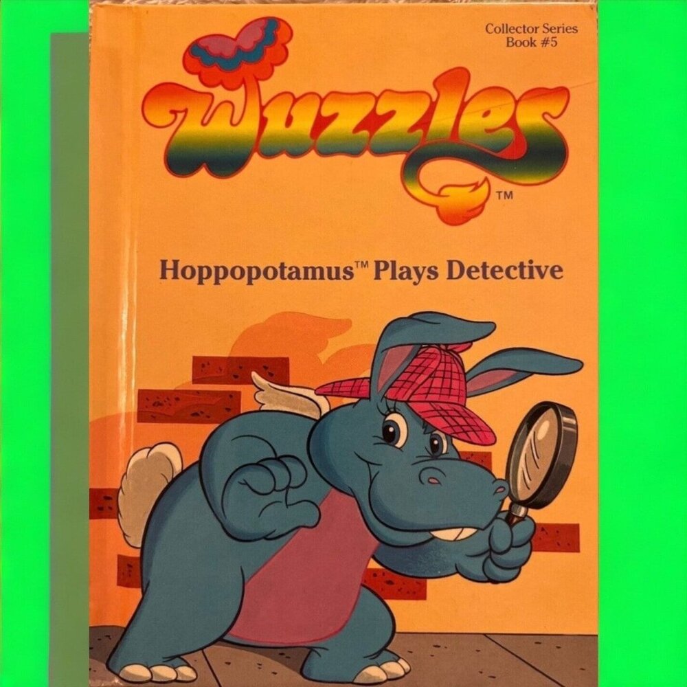Wuzzles Hardback Children’s Book Hoppopotamus Plays Detective Collector Series